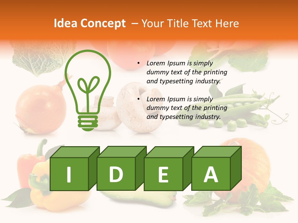 Background Plant Bunch PowerPoint Template