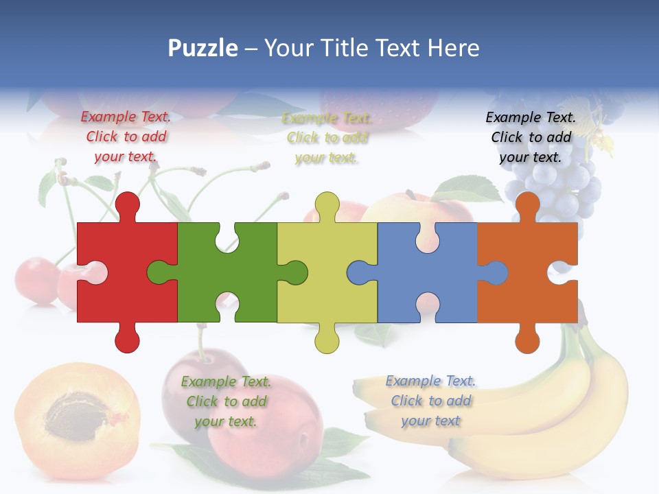 Apple Fruit Tangerine PowerPoint Template