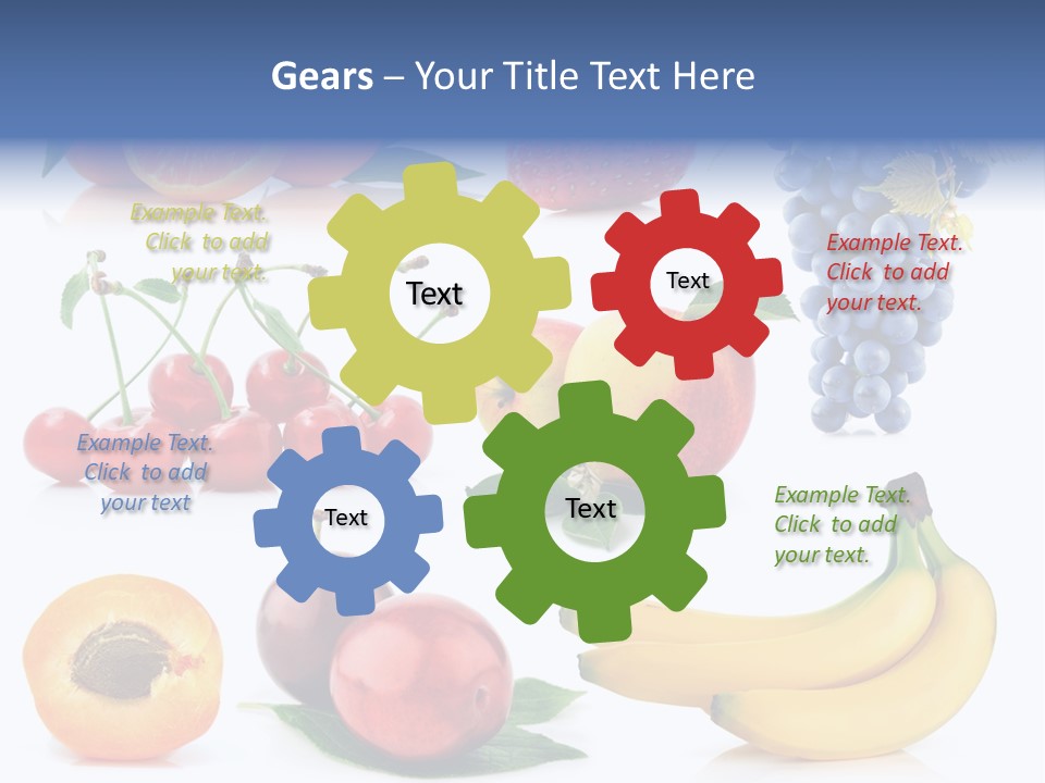 Apple Fruit Tangerine PowerPoint Template