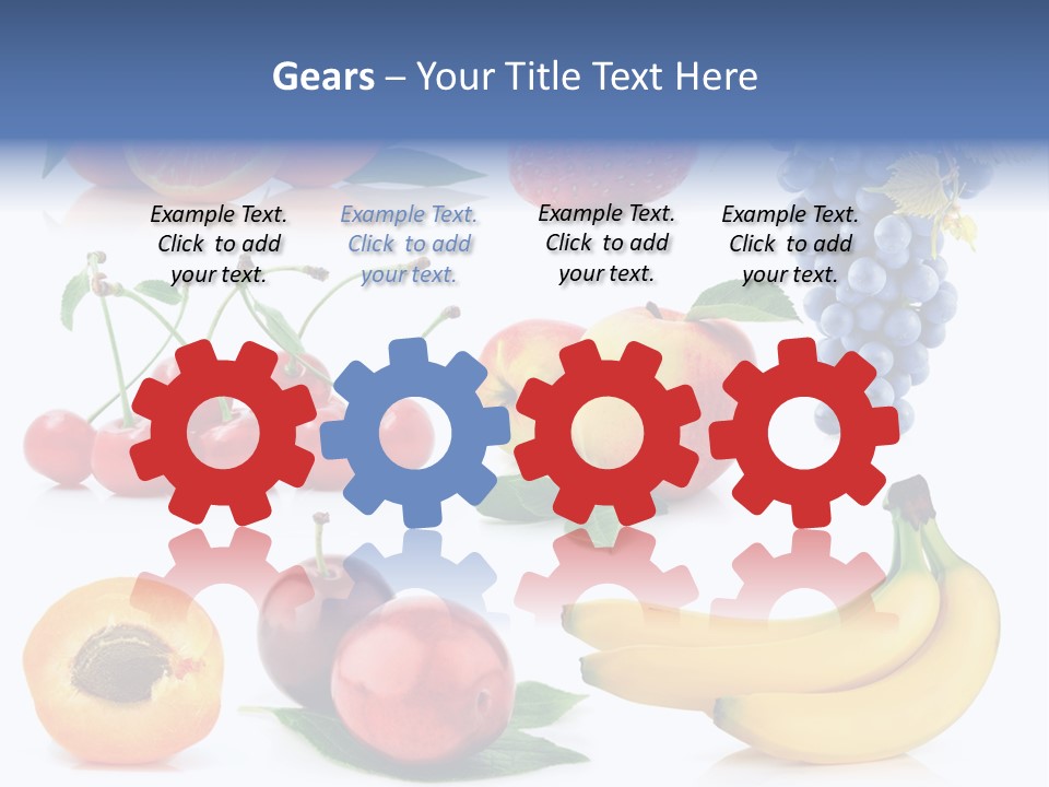 Apple Fruit Tangerine PowerPoint Template