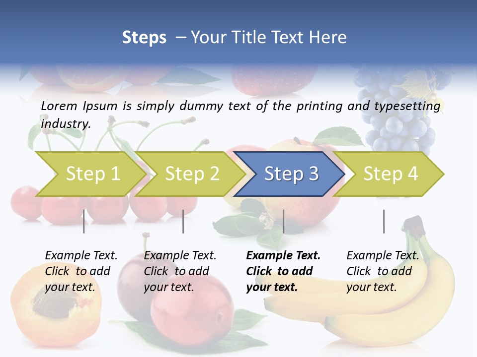 Apple Fruit Tangerine PowerPoint Template