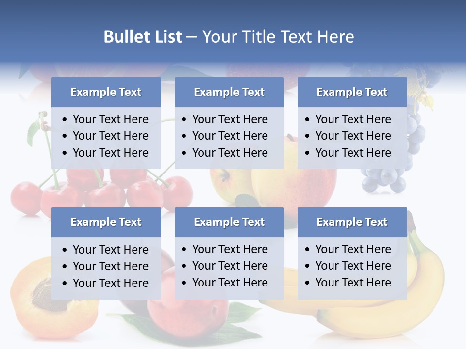 Apple Fruit Tangerine PowerPoint Template