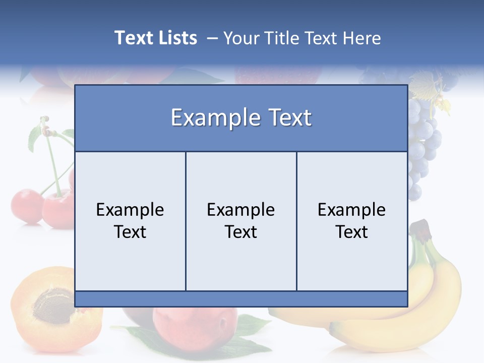 Apple Fruit Tangerine PowerPoint Template