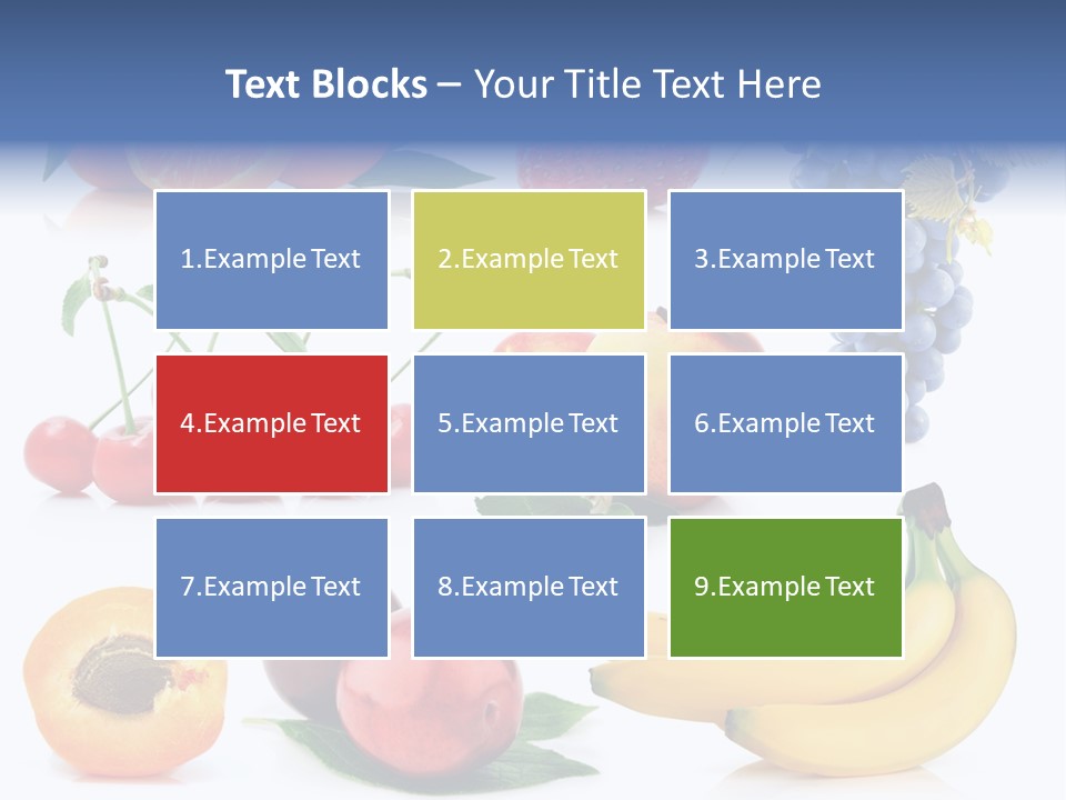 Apple Fruit Tangerine PowerPoint Template