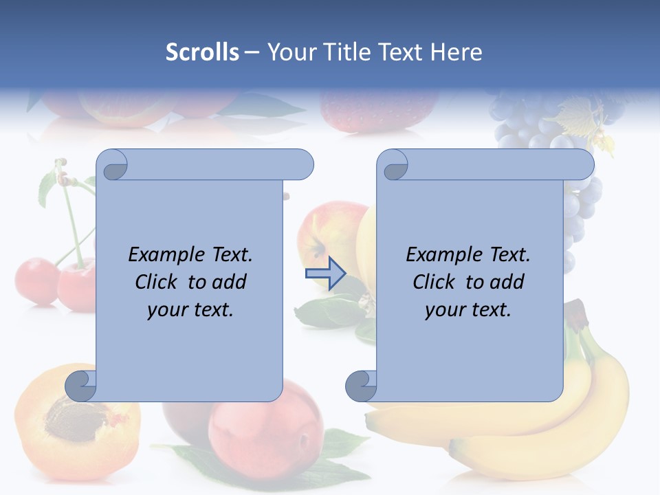 Apple Fruit Tangerine PowerPoint Template