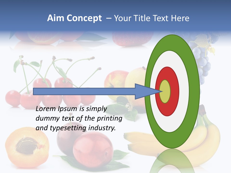 Apple Fruit Tangerine PowerPoint Template