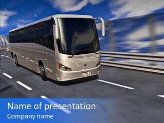 Journey Trip Speed PowerPoint Template