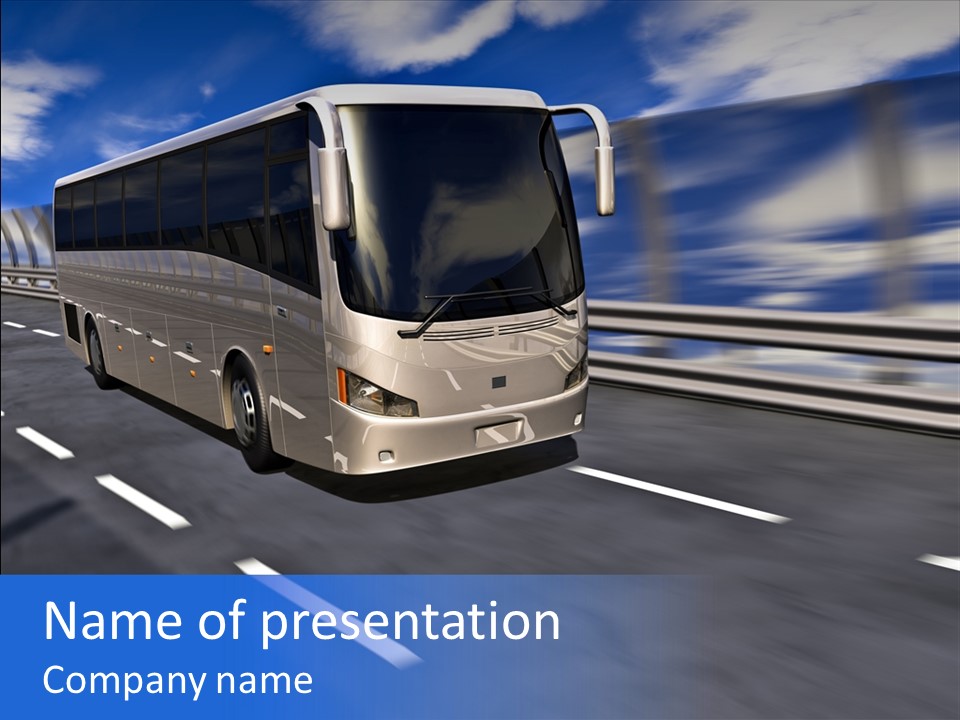 Journey Trip Speed PowerPoint Template