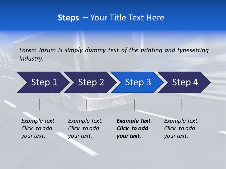 Journey Trip Speed PowerPoint Template