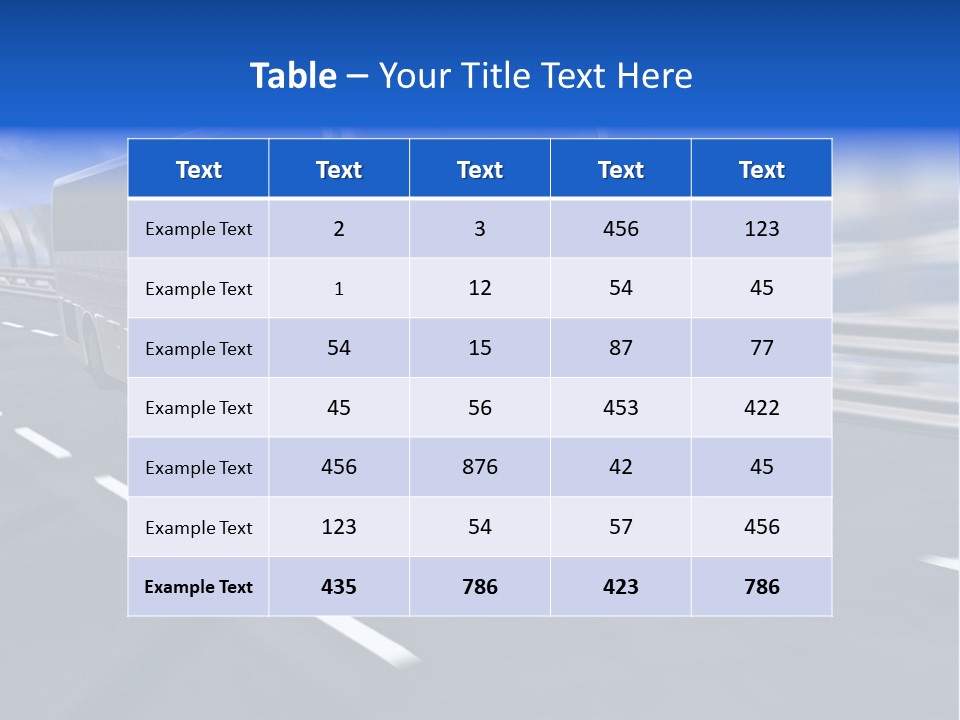 Journey Trip Speed PowerPoint Template