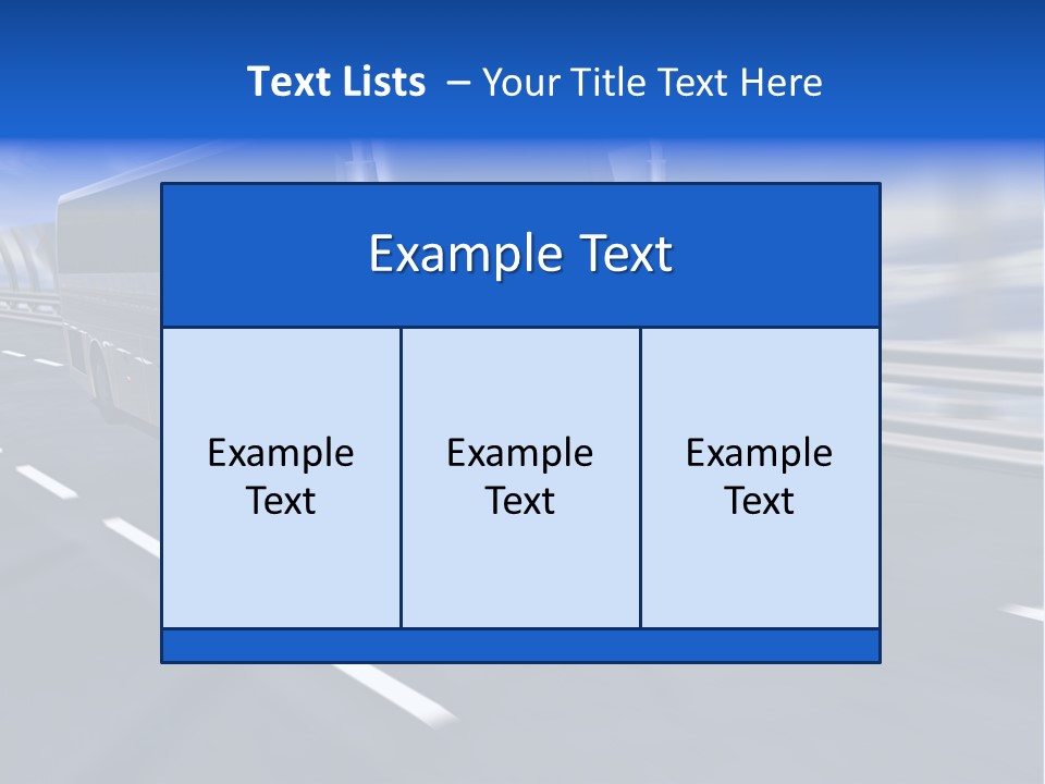 Journey Trip Speed PowerPoint Template