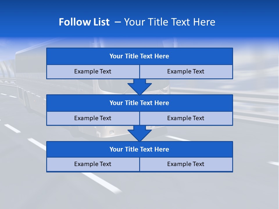 Journey Trip Speed PowerPoint Template