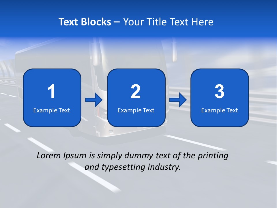 Journey Trip Speed PowerPoint Template