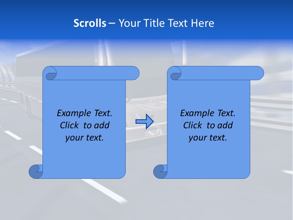 Journey Trip Speed PowerPoint Template