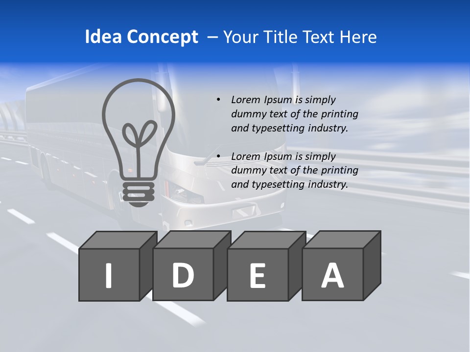 Journey Trip Speed PowerPoint Template