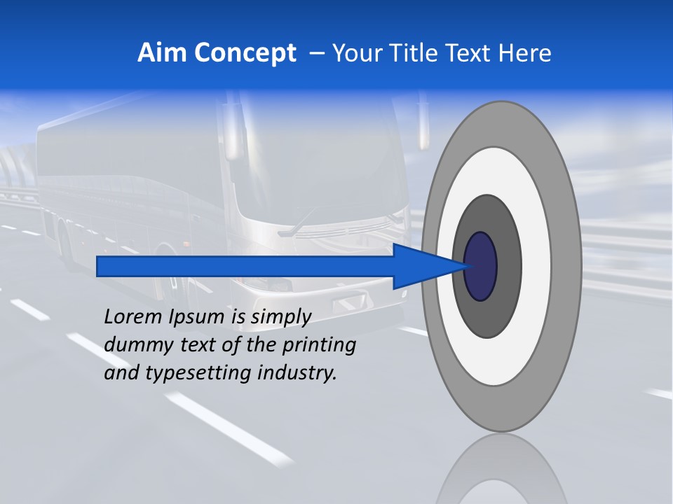 Journey Trip Speed PowerPoint Template