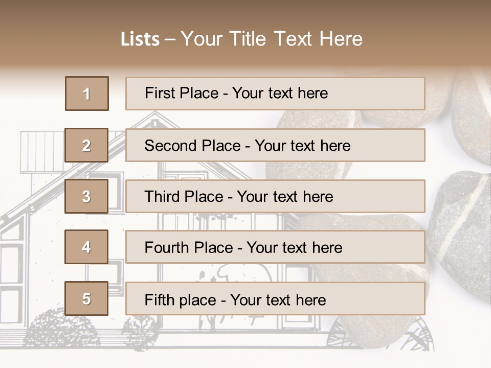 Graphic Estimate Property PowerPoint Template