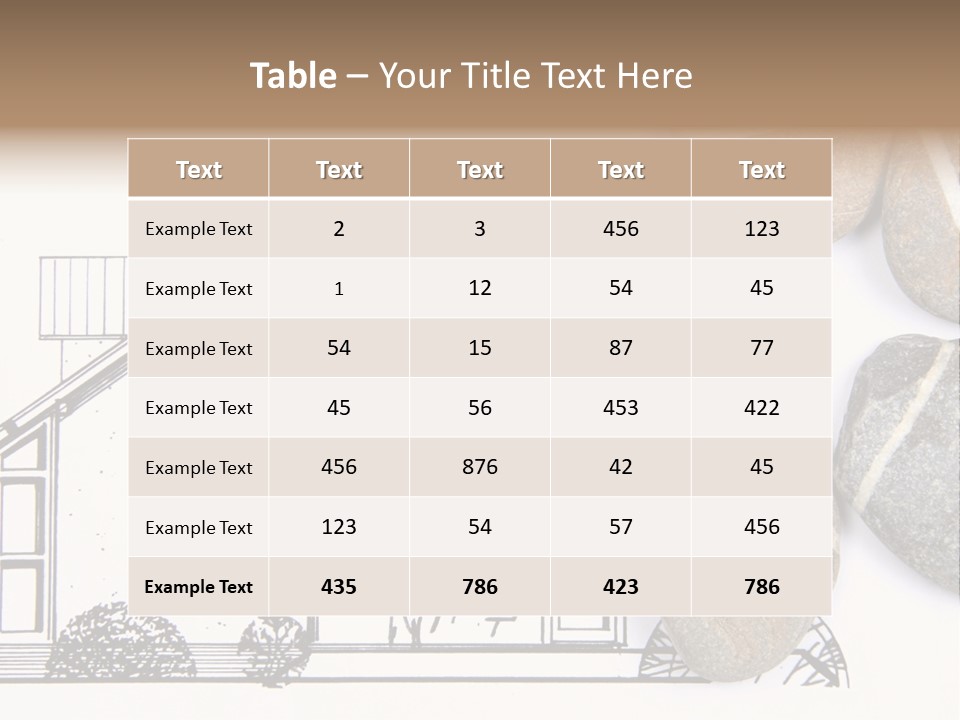 Graphic Estimate Property PowerPoint Template