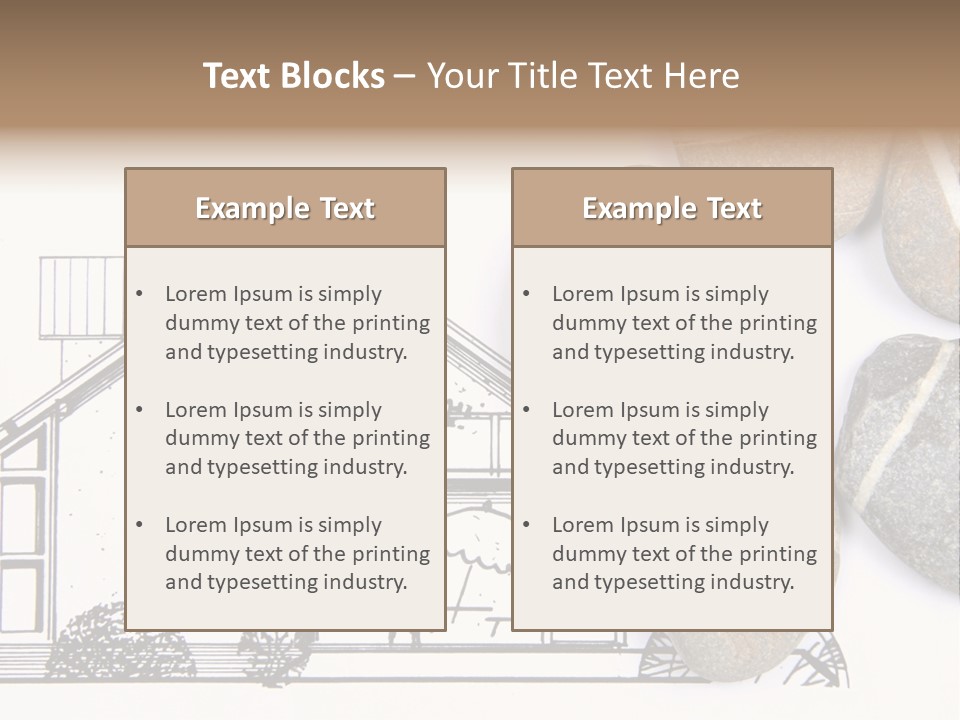Graphic Estimate Property PowerPoint Template