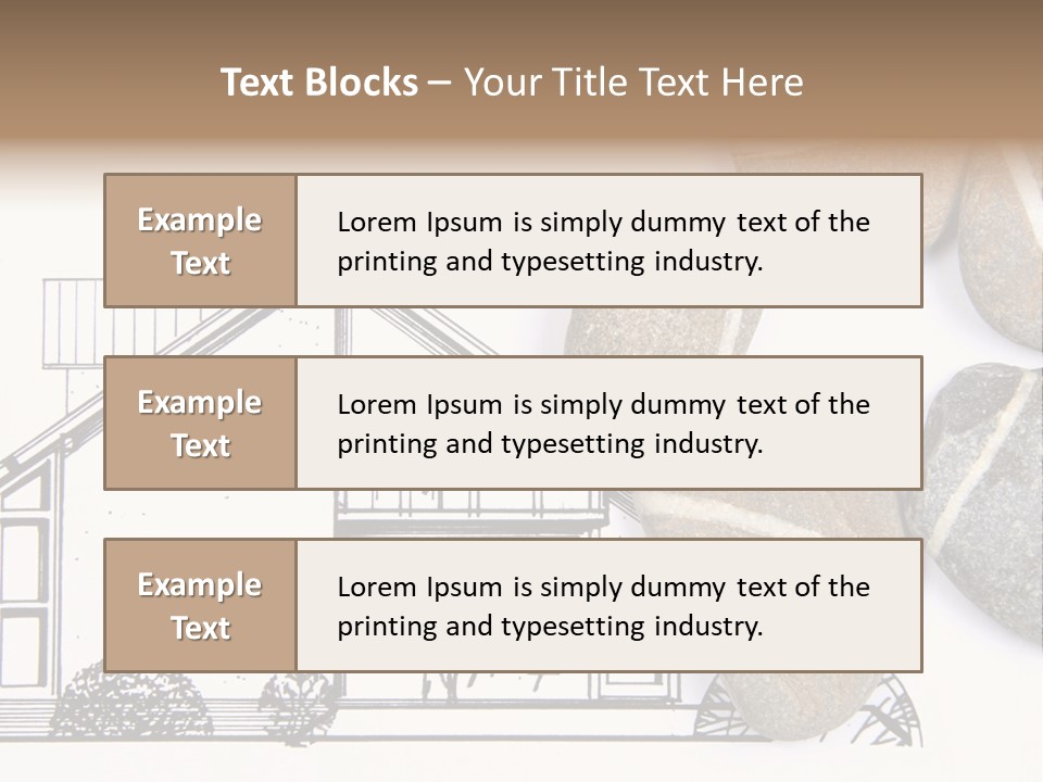 Graphic Estimate Property PowerPoint Template