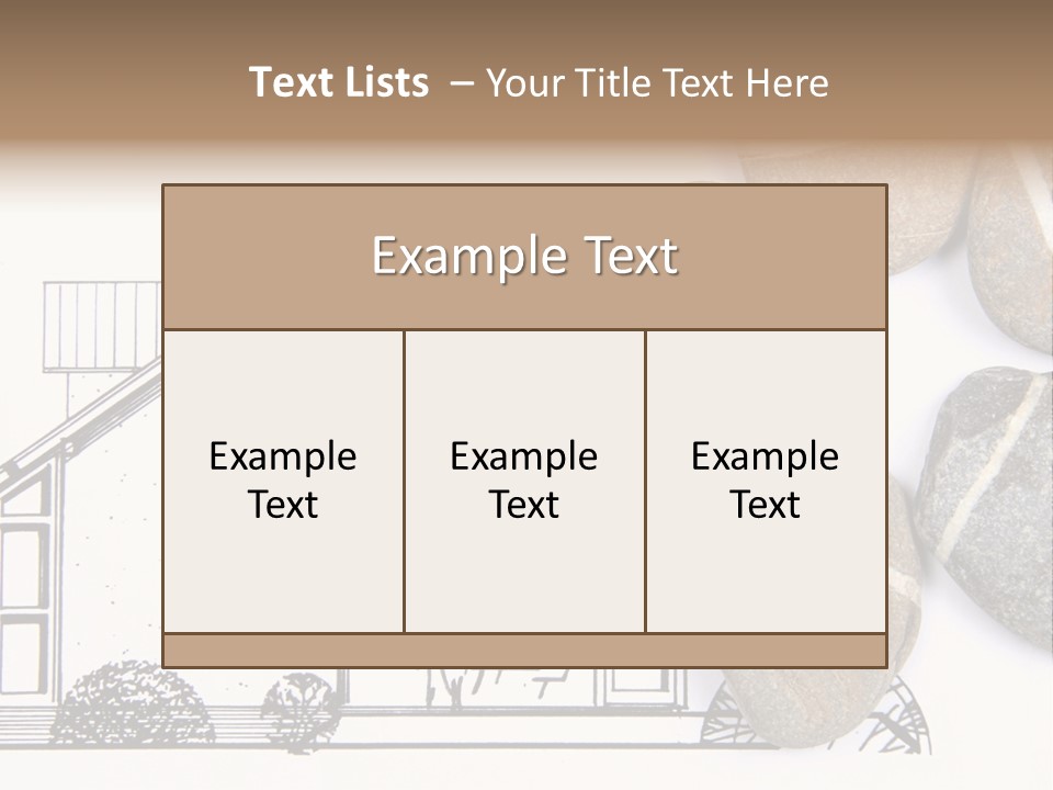 Graphic Estimate Property PowerPoint Template