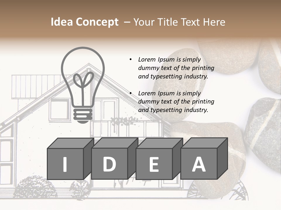 Graphic Estimate Property PowerPoint Template