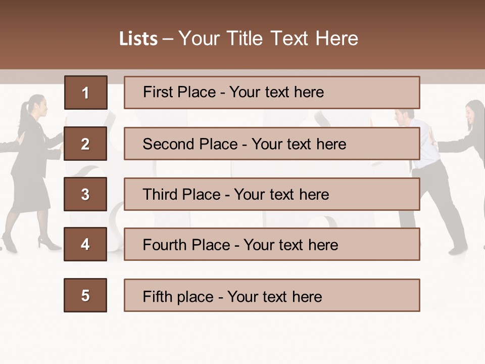 Purple American Colors PowerPoint Template