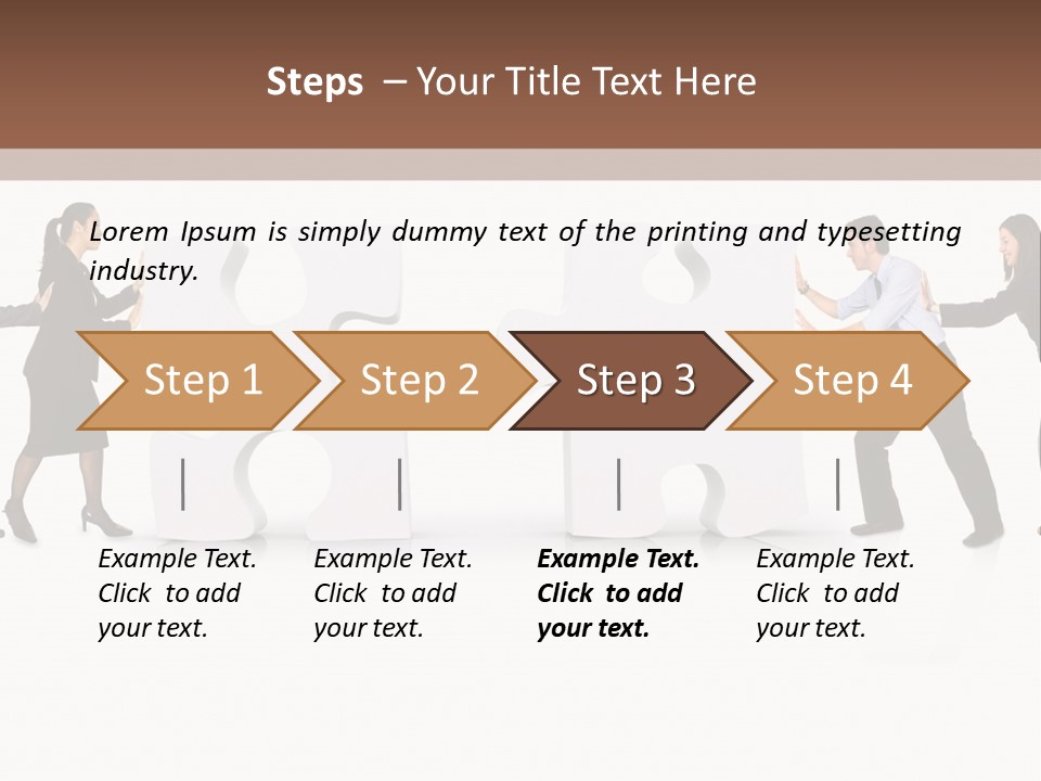 Purple American Colors PowerPoint Template