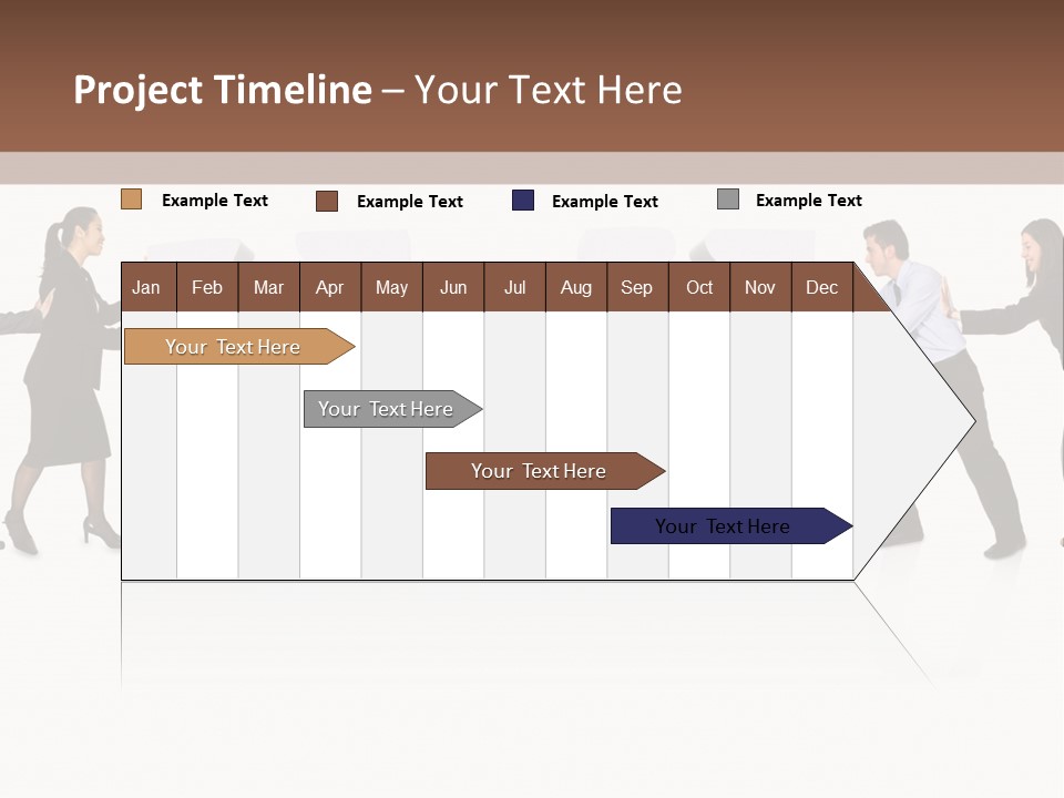 Purple American Colors PowerPoint Template