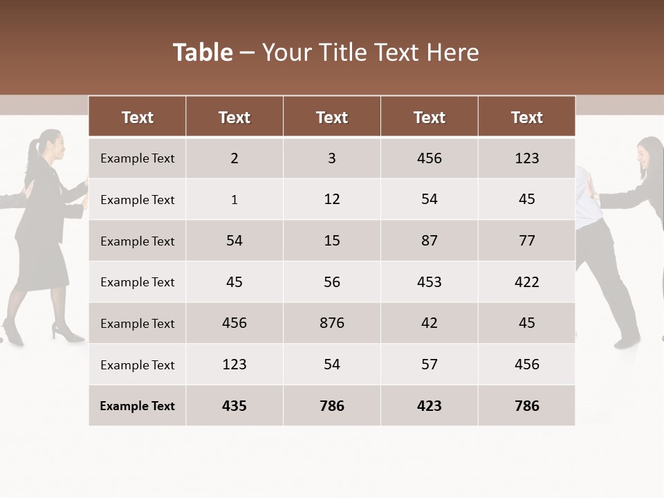 Purple American Colors PowerPoint Template