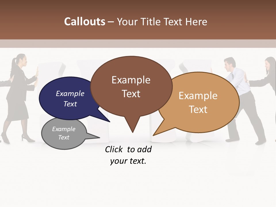 Purple American Colors PowerPoint Template