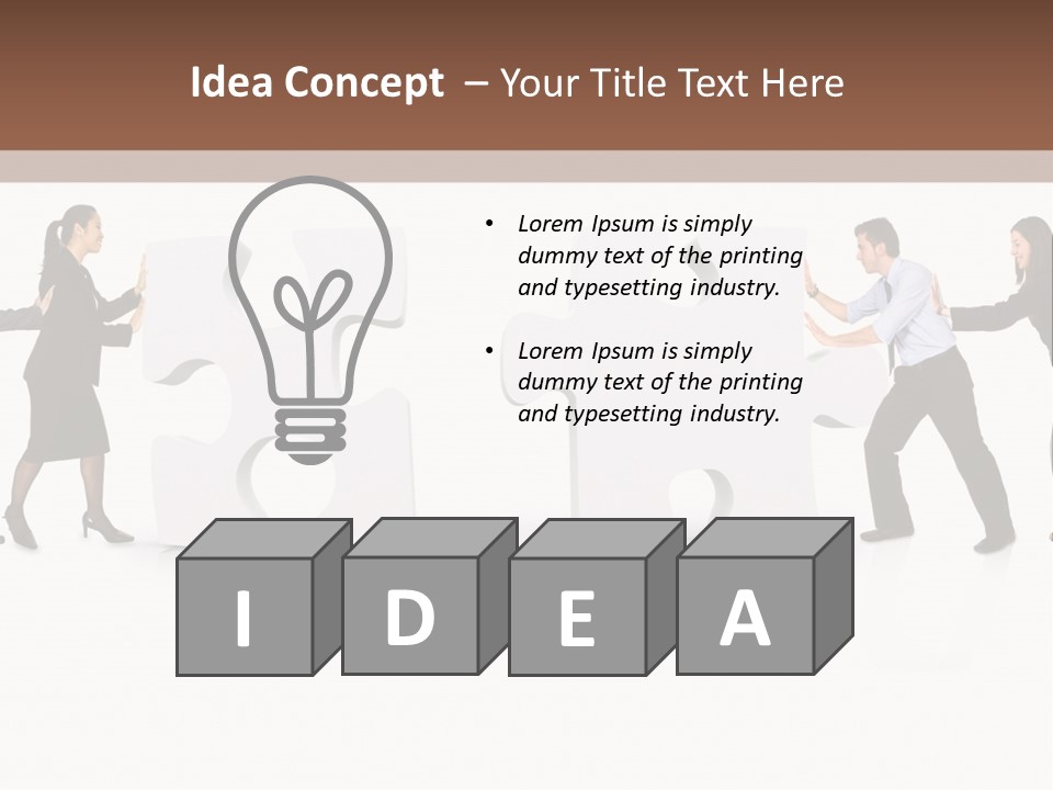 Purple American Colors PowerPoint Template