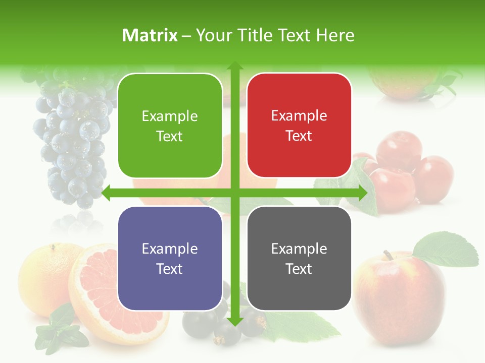 Background Cherry Organic PowerPoint Template