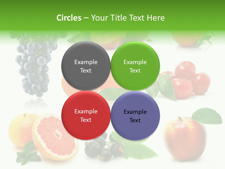 Background Cherry Organic PowerPoint Template