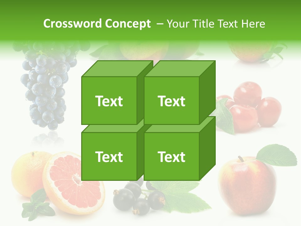 Background Cherry Organic PowerPoint Template