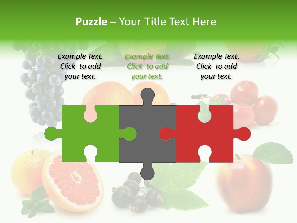 Background Cherry Organic PowerPoint Template