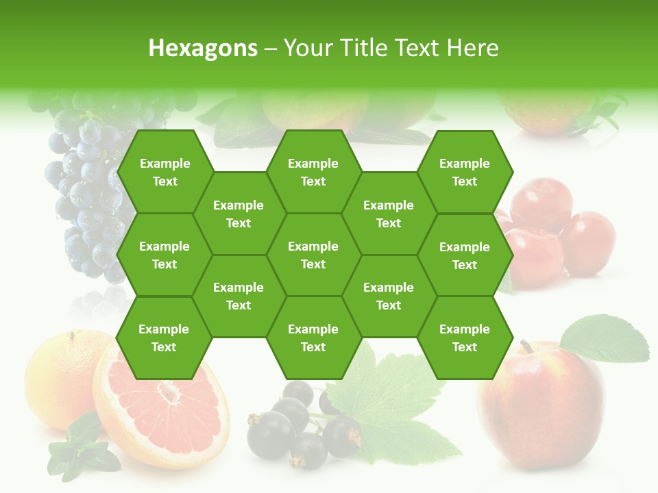 Background Cherry Organic PowerPoint Template