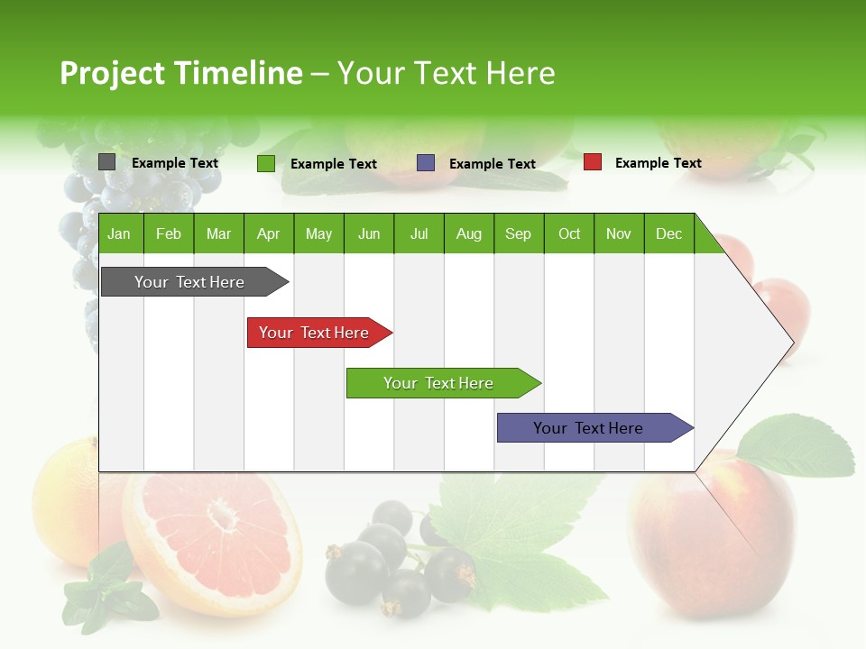 Background Cherry Organic PowerPoint Template