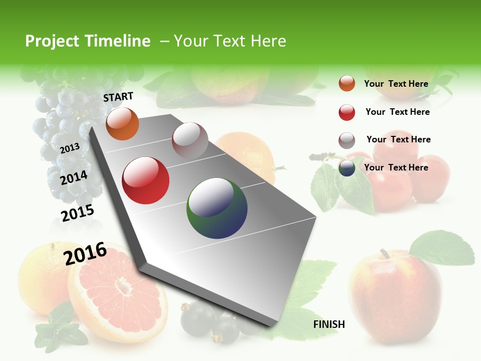 Background Cherry Organic PowerPoint Template