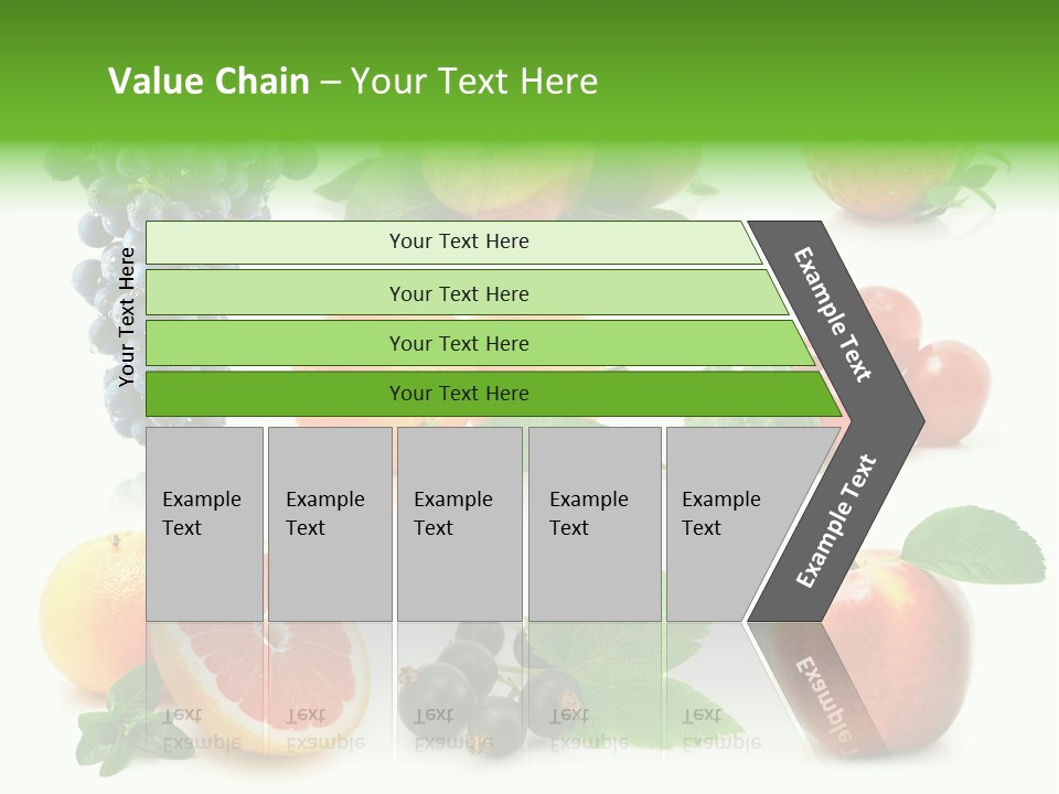 Background Cherry Organic PowerPoint Template