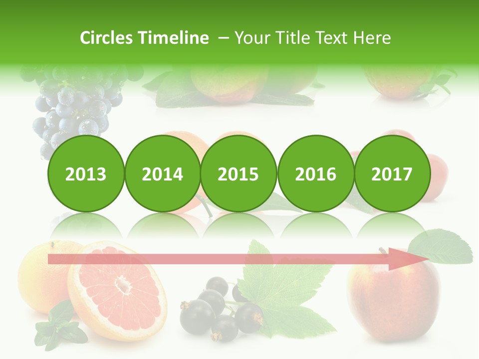 Background Cherry Organic PowerPoint Template