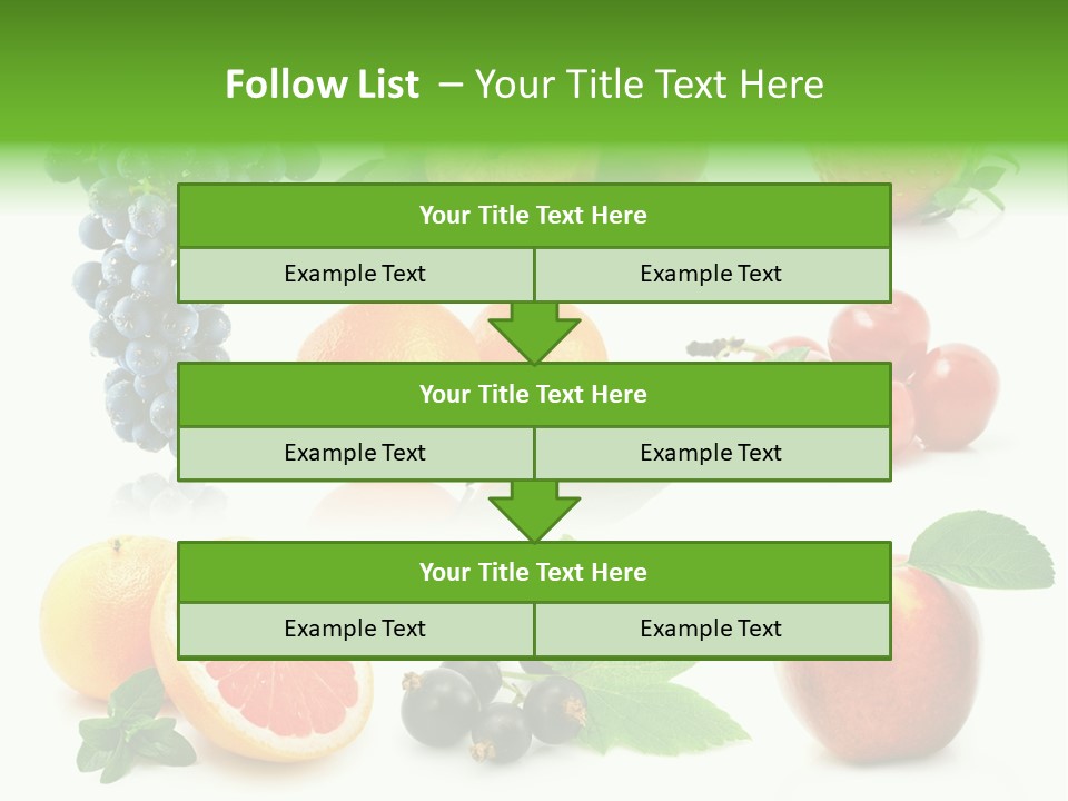 Background Cherry Organic PowerPoint Template