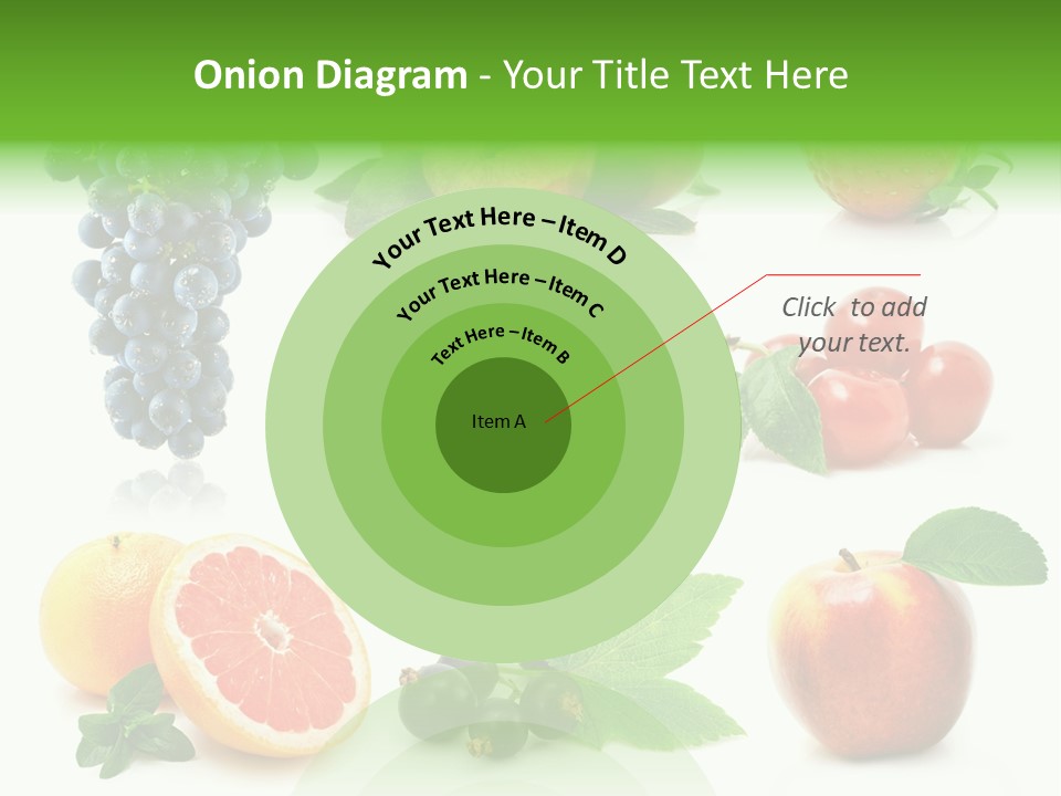 Background Cherry Organic PowerPoint Template