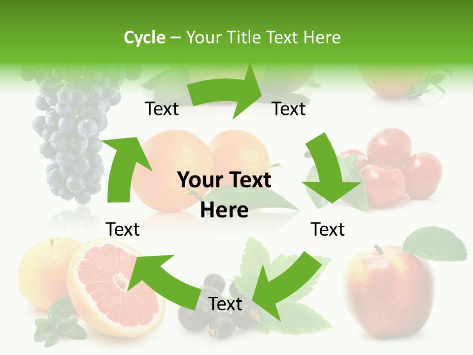 Background Cherry Organic PowerPoint Template