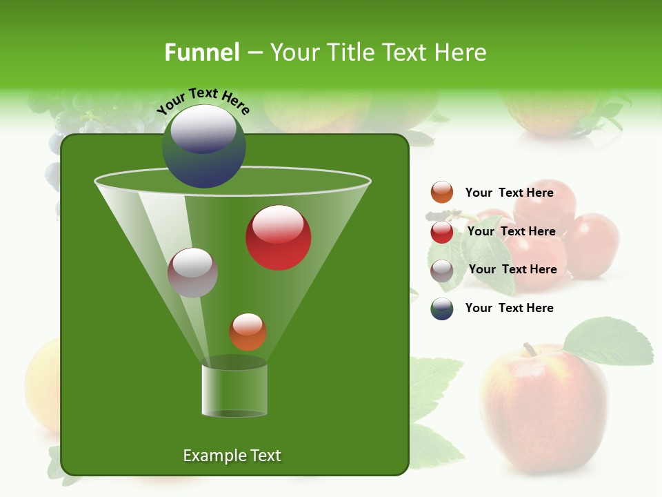 Background Cherry Organic PowerPoint Template