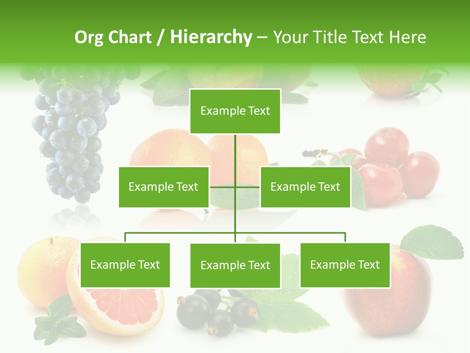 Background Cherry Organic PowerPoint Template