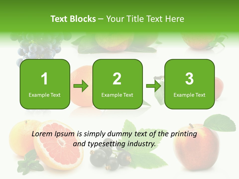 Background Cherry Organic PowerPoint Template
