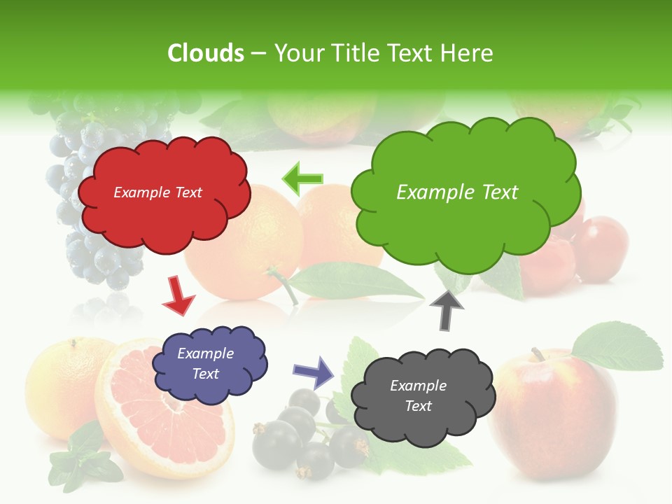 Background Cherry Organic PowerPoint Template