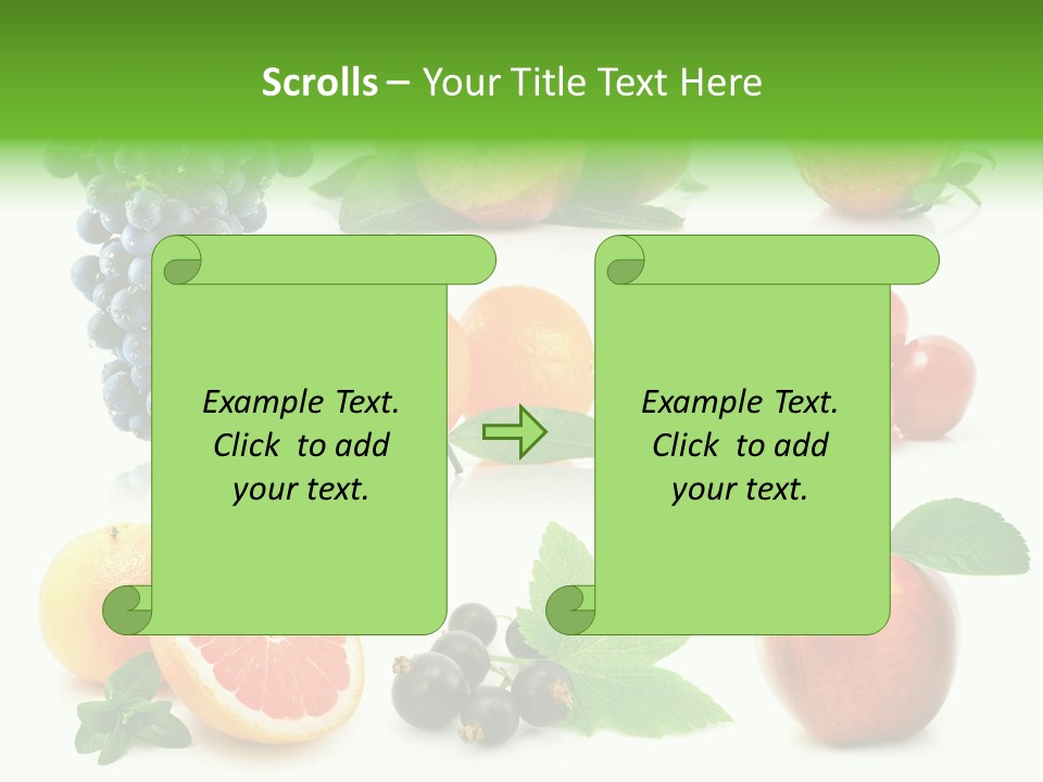 Background Cherry Organic PowerPoint Template