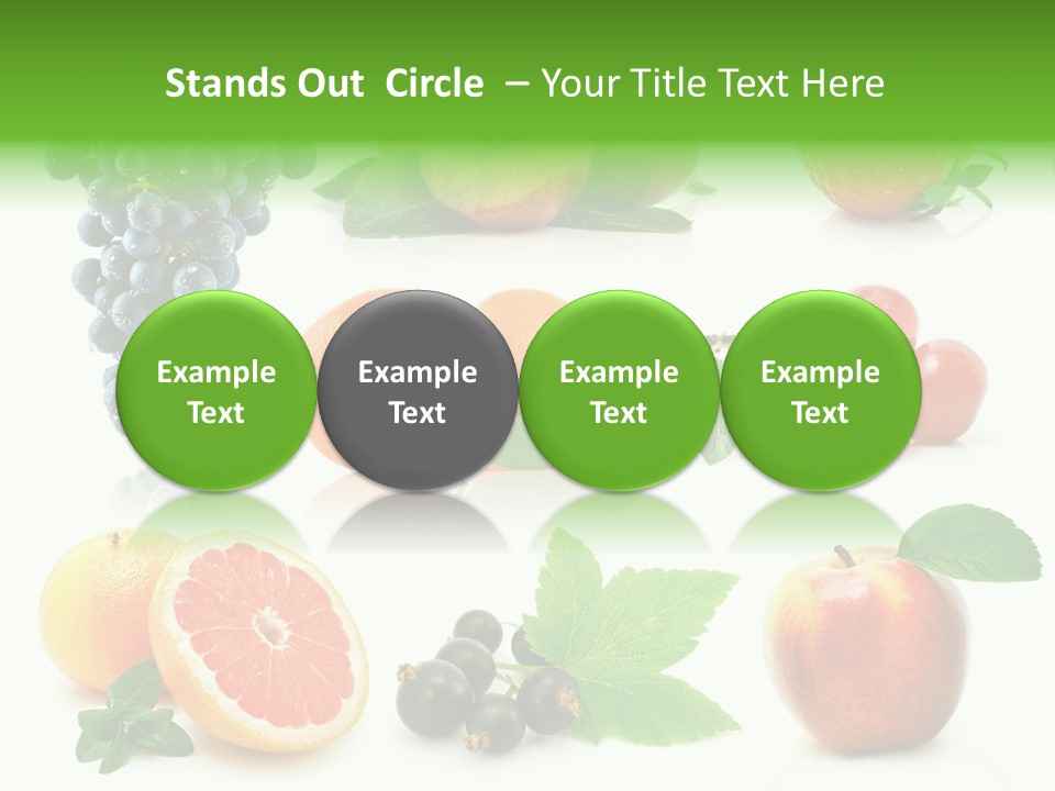 Background Cherry Organic PowerPoint Template